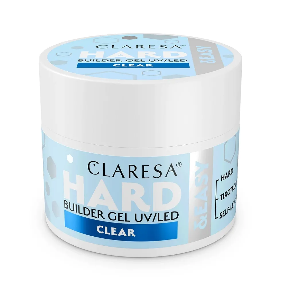 Claresa Hard&Easy Builder Gel żel budujący Clear 12g