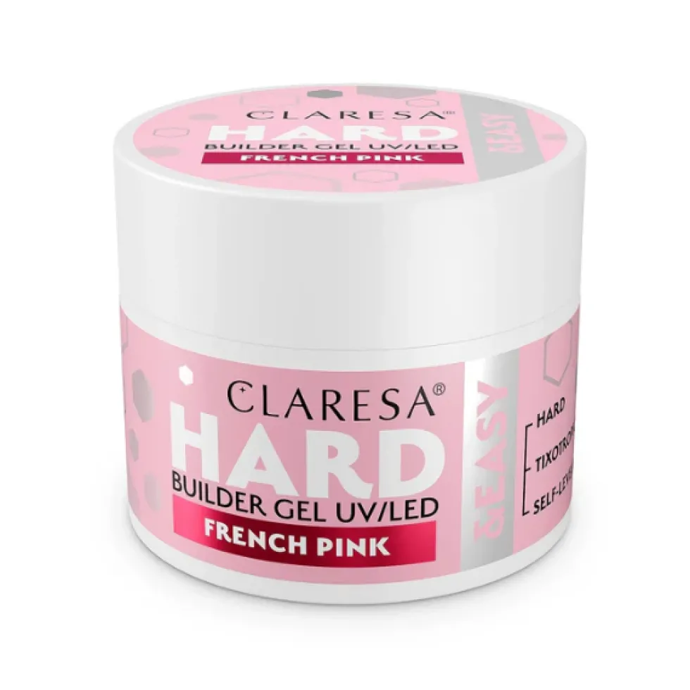Claresa Hard&Easy Builder Gel żel budujący French Pink 45g