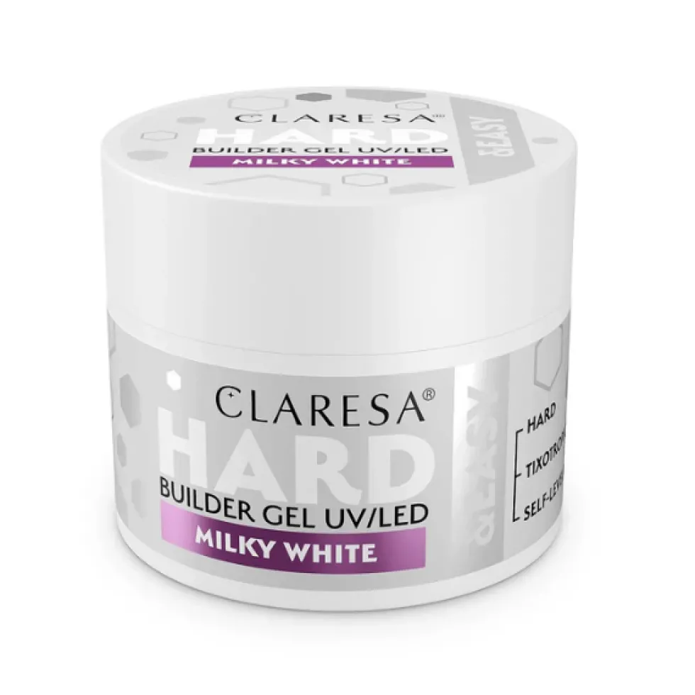 Claresa Hard&Easy Builder Gel żel budujący Milky White 45g