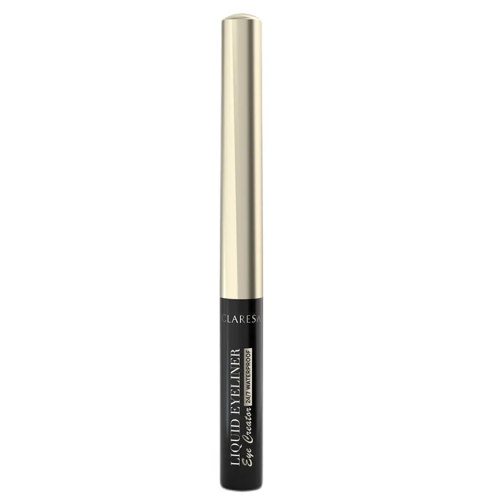 Claresa Liquid Eyeliner Eye Creator wodoodporny eyeliner w płynie 01 Black 3g