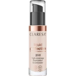 Claresa Liquid Perfection 2w1 korektor i podkład kryjący 103 Cool Medium 34g