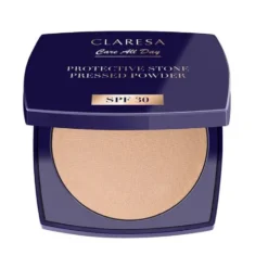 Claresa Protective Stone Pressed Powder puder prasowany utrwalający z filtrem SPF30 Universal 10g