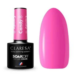 Claresa Soak Off UV/LED Candy lakier hybrydowy 8 5g