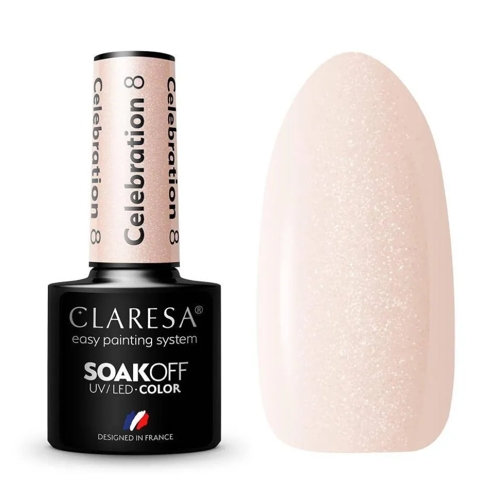 Claresa Soak Off UV/LED Celebration lakier hybrydowy 2 5g