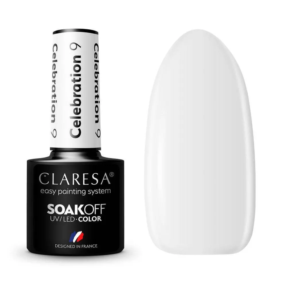 Claresa Soak Off UV/LED Celebration lakier hybrydowy 9 5g