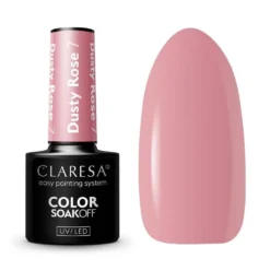 Claresa Soak Off UV/LED Dusty Rose lakier hybrydowy 7 5g