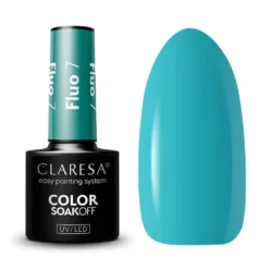 Claresa Soak Off UV/LED Fluo lakier hybrydowy 7 5g