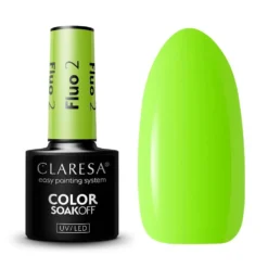 Claresa Soak Off UV/LED Fluo lakier hybrydowy 2 5g