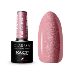 Claresa Soak Off UV/LED Full Glitter lakier hybrydowy 5 5g