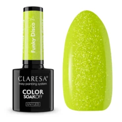 Claresa Soak Off UV/LED Funky Disco lakier hybrydowy 7 5g