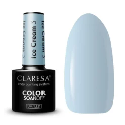 Claresa Soak Off UV/LED Ice Cream lakier hybrydowy 3 5g