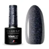 Claresa Soak Off UV/LED lakier hybrydowy Galaxy Black 5g