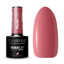 Claresa Soak Off UV/LED Nude lakier hybrydowy 120 5g