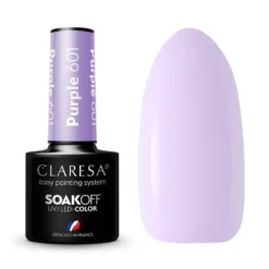 Claresa Soak Off UV/LED Purple lakier hybrydowy 601 5g