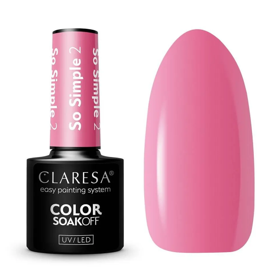 Claresa Soak Off UV/LED So Simple lakier hybrydowy 2 5g