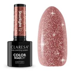 Claresa Soak Off UV/LED Starlight lakier hybrydowy 12 5g