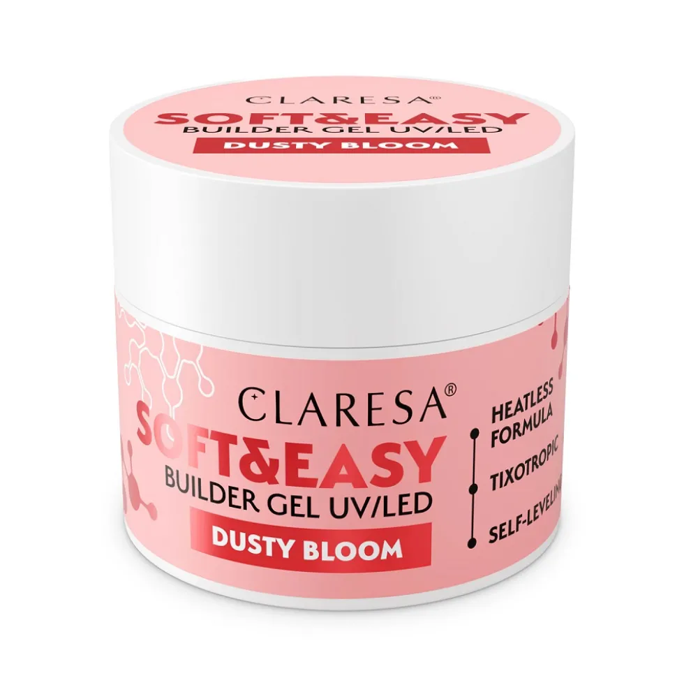 Claresa Soft&Easy Builder Gel żel budujący Dusty Bloom 12g