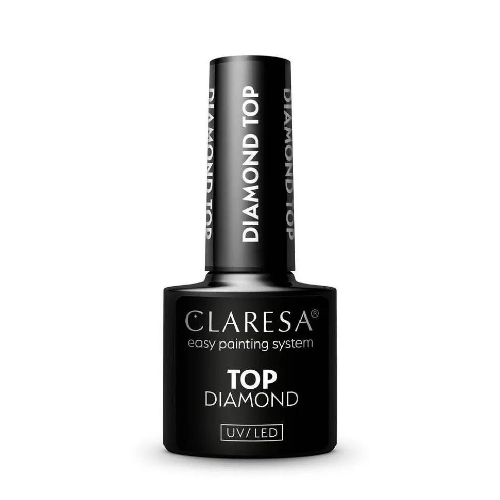 Claresa Top Diamond No Wipe top hybrydowy do paznokci 5g