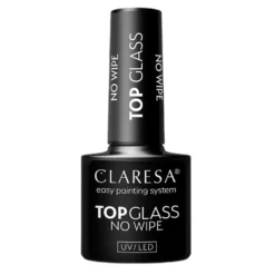 Claresa Top Glass No Wipe transparentny top hybrydowy 5g
