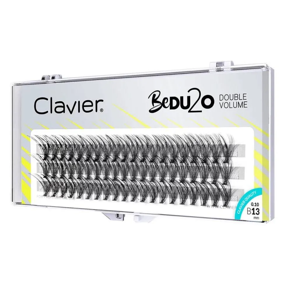 Clavier BeDU2O Double Volume kępki rzęs 13mm