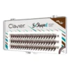 Clavier BeShaped Brown kępki rzęs skręt B 10D mix 8/10/12mm