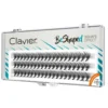 Clavier BeShaped jedwabne kępki rzęs skręt B 10D 12mm