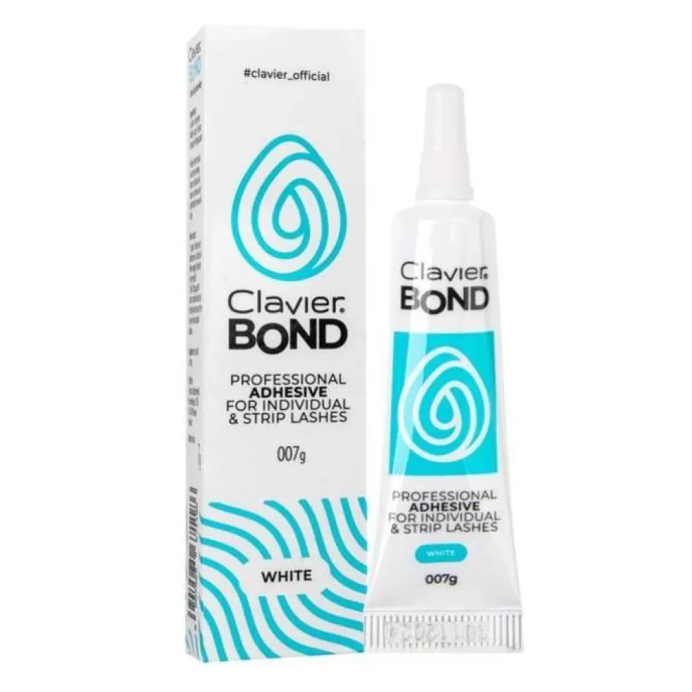 Clavier Bond klej do rzęs Biały 0.07g