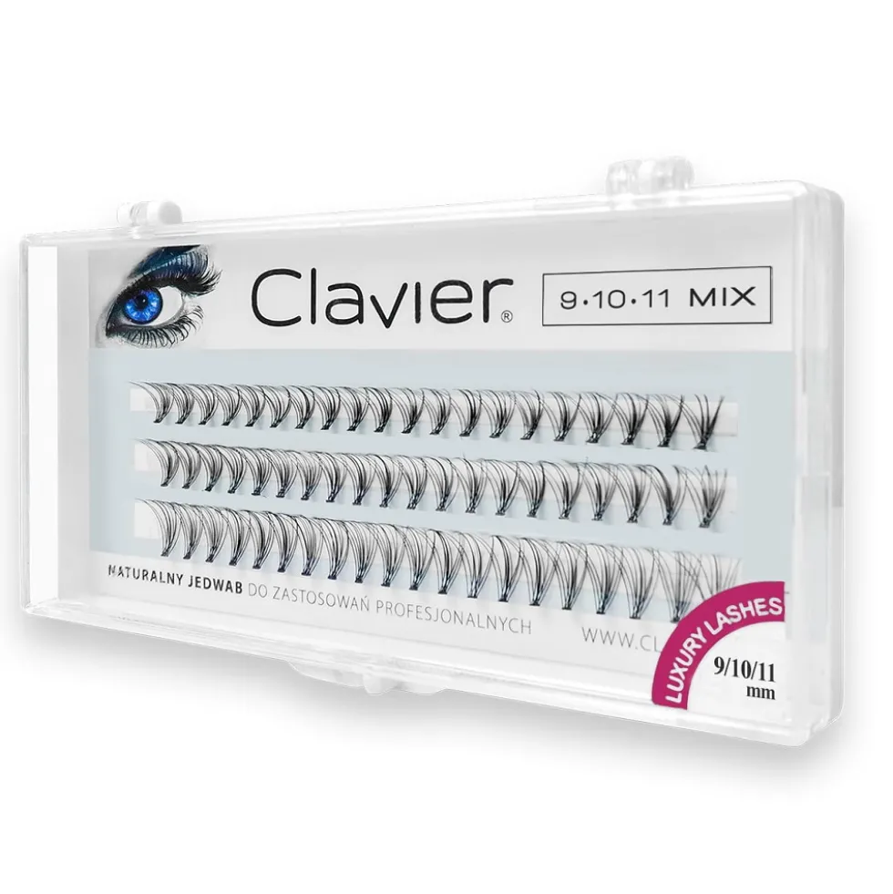 Clavier Classic kępki rzęs Mix 9/10/11mm