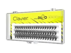 Clavier DU2O Double Volume MIX kępki rzęs 8mm-10mm-12mm Black