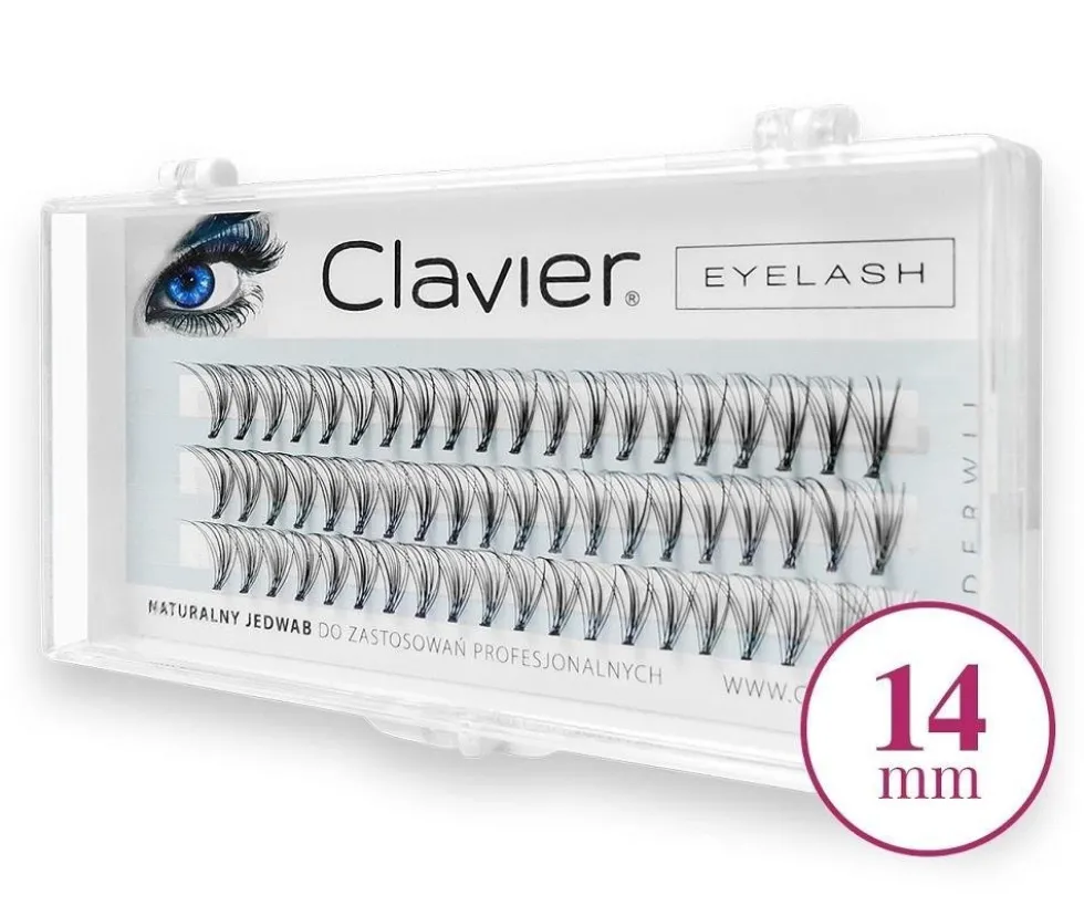 Clavier Eyelash kępki rzęs 10mm Black