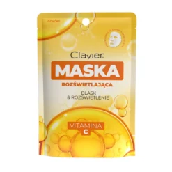 Clavier Maska rozświetlająca w płachcie z witaminą C 25ml