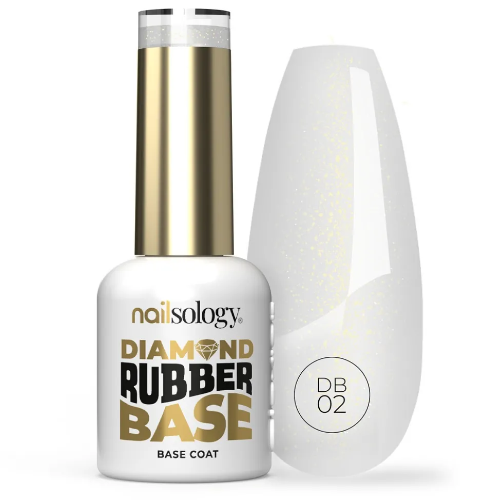 Clavier Nailsology Diamond Rubber Base baza hybrydowa DB02 Beach Babe 8ml