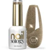 Clavier Nailsology lakier hybrydowy z brokatem 123 Golden Treasure 8ml
