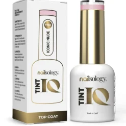 Clavier Nailsology Tint IQ Top Coat top hybrydowy TT02 Iconic Nude 8ml