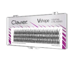 Clavier Vshape Fishtail Eyelashes kępki rzęs 14mm