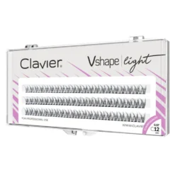 Clavier Vshape Light kępki rzęs 12mm