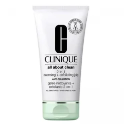 Clinique All About Clean 2-in-1 Cleansing + Exfoliating Jelly głęboko oczyszczający żel do mycia twarzy 2w1 150ml