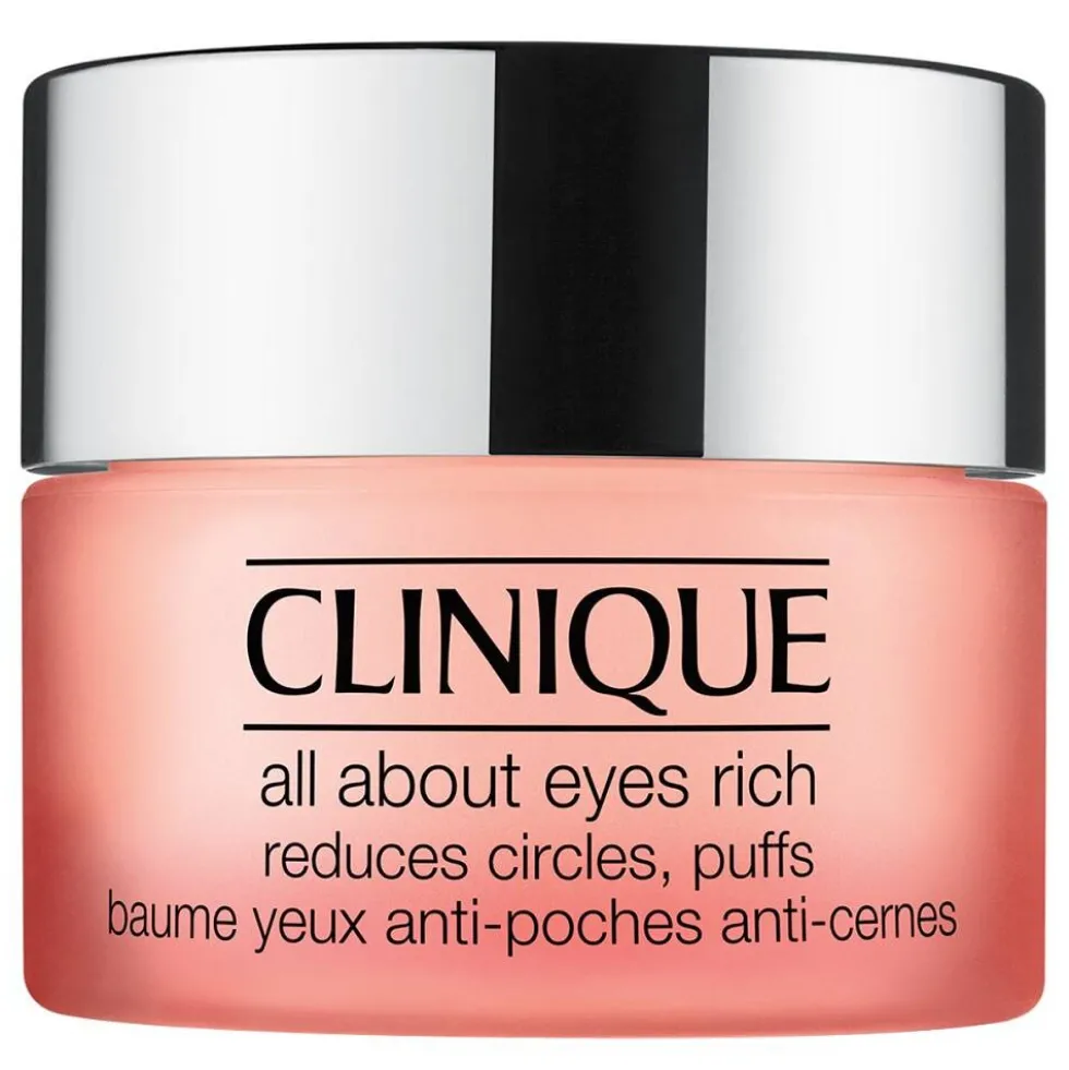 Clinique All About Eyes™ Rich Cream bogaty krem pod oczy redukujący sińce i opuchliznę oraz linie i drobne zmarszczki 30ml