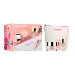 Clinique Day and Night Moisture zestaw żelowy krem do twarzy 50ml + maseczka intensywnie nawilżająca 30ml + serum do twarzy 5ml