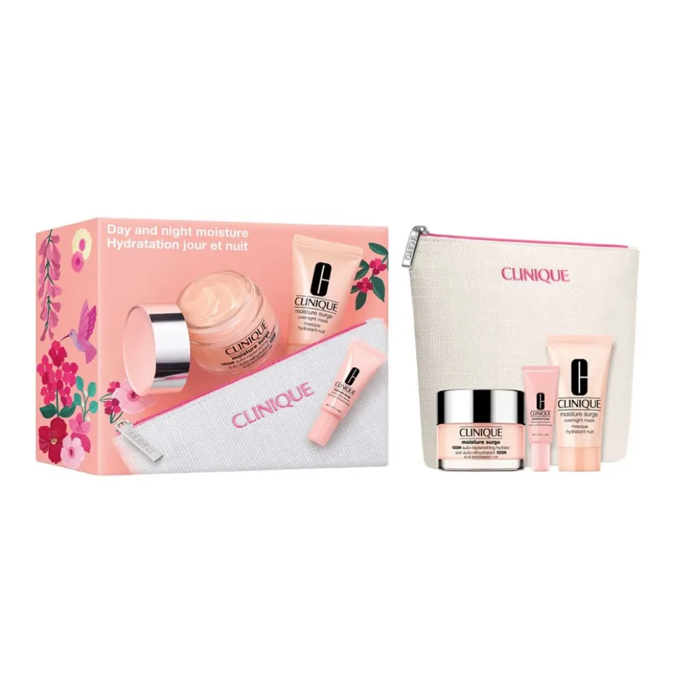 Clinique Day and Night Moisture zestaw żelowy krem do twarzy 50ml + maseczka intensywnie nawilżająca 30ml + serum do twarzy 5ml