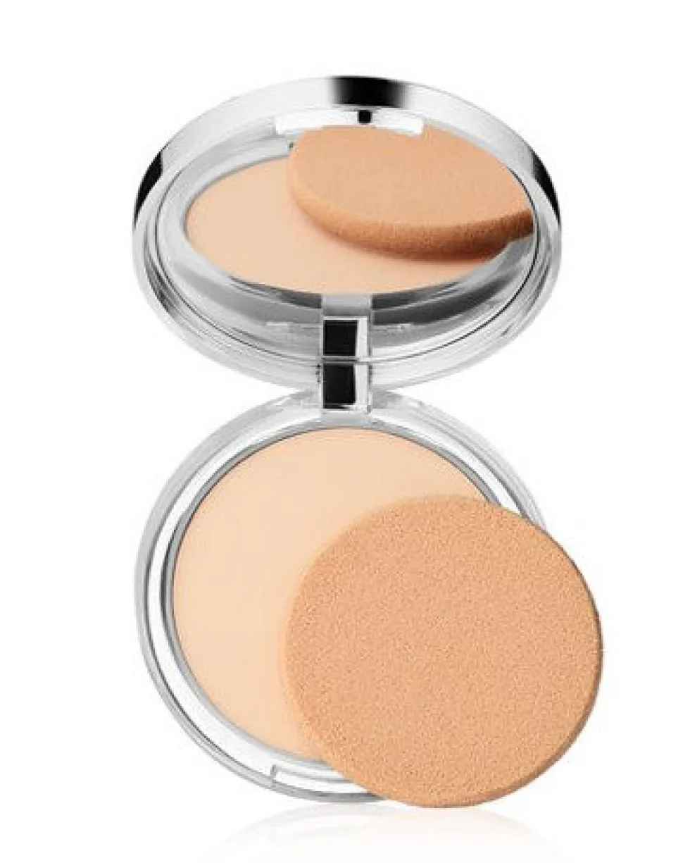 Clinique Stay Matte Sheer Pressed Powder Oil-Free beztłuszczowy puder w kompakcie 01 Stay Buff 7.6g