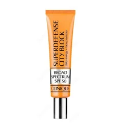 Clinique Superdefense™ City Block Broad Spectrum SPF50 Daily Energy + Face Protector ochronny krem do twarzy z wysokim filtrem przeciwsłonecznym 40ml