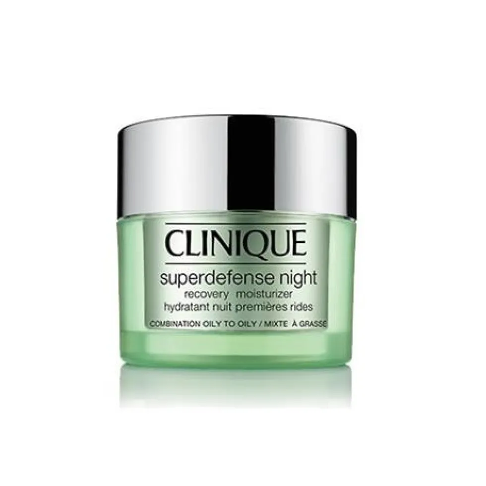 Clinique Superdefense™ Night Recovery Moisturizer regenerujący krem na noc do cery mieszanej i tłustej 50ml
