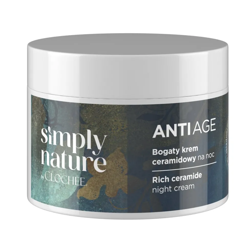 Clochee Simply Nature bogaty krem ceramidowy na noc 50ml
