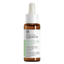 Collistar Attivi Puri Salicylic Acid + Succinic Acid Anti-Blemish Purifying serum do twarzy redukujące niedoskonałości z kwasem salicylowym 30ml