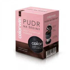 Colorwin Retouch puder do retuszowania siwizny Ciemny Brąz 3.2g