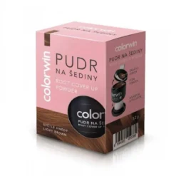 Colorwin Retouch puder do retuszowania siwizny Jasny Brąz 3.2g