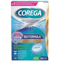 Corega Bio Formuła tabletki do czyszczenia protez zębowych 30szt