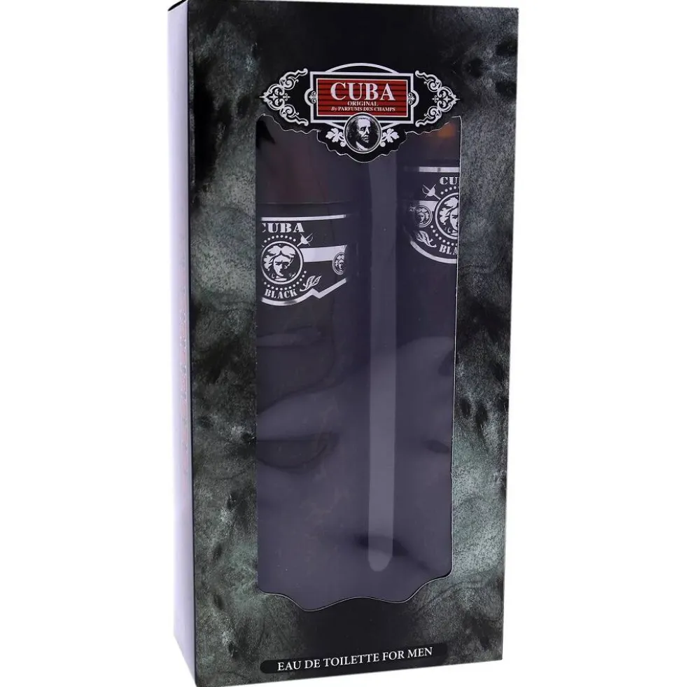 Cuba Original Cuba Black zestaw woda toaletowa spray 100ml + woda toaletowa spray 35ml
