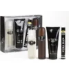 Cuba Original Cuba Black zestaw woda toaletowa spray 100ml + woda toaletowa spray 35ml + żel pod prysznic 200ml + woda po goleniu spray 100ml